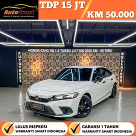 [ TDP 5 JUTA ] HONDA CIVIC 1.5 RS TURBO CVT A/T NIK.2022