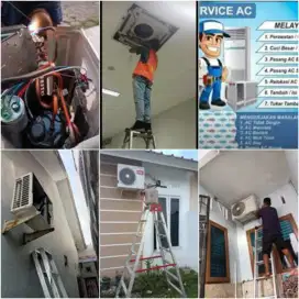 SERVICE AC: Tidak dingin , Cleaning AC