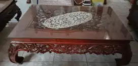 Set kursi dan meja ukir jepara asli