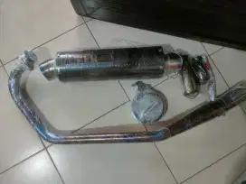 Knalpot Over Racing TITANIUM untuk motor Satria atau GSX