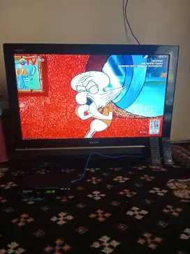 Jual ni tv Sharp 32 inchi normal plus stb lengkap