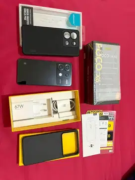 Poco X6 12/256 Garansi Panjang Masih 8 Bulan Warna Hitam