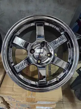 Velg black krom R15 pcd 4x100 lebar 65 et42