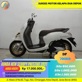 HONDA NEW SCOOPY PRESTIGE 2021 CASH/KREDIT DP CUMA 700RB AJA