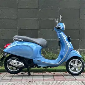 Piaggio Vespa PRIMAVERA 150 3V TAHUN 2014 WARNA SKY BLUE PERFECT CONDI