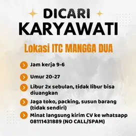DICARI KARYAWATI