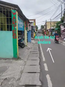 Jual tanah lokasi sangat strategis SHM + PBB