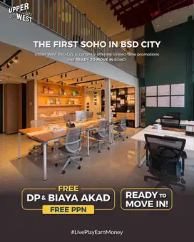 SOHO UPPER WEST BSD CITY READY TO MOVE IN