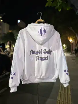 hoodie boxy angel baby limited