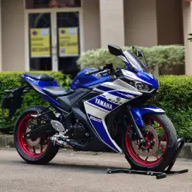 YAMAHA YZF R25 BLUE GP 2014 KM LOW GRESS PAJAK ON