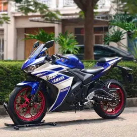 YAMAHA R25 BLUE GP 2014 KM 13K AJA PAJAK ON