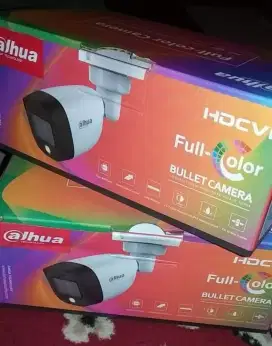Paket cctv canggih dahua full color malam tetap berwarna