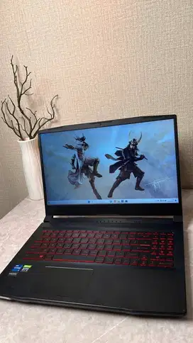 Laptop gaming Design Grafis MSI GF66 katana RTX 3050 i5 11400H