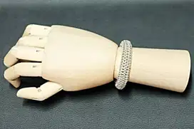 Gelang perak silver 925 model jaring jarang ada