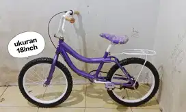 Sepeda bekas ukuran 18inch