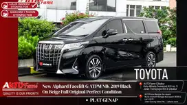Toyota New Alphard Facelift G ATPM NIK 2019 Black On Beige Full Origin