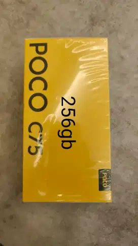 Poco c75 jual rugi 256gb segel baru