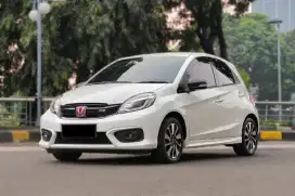 (Dp 5jt - Km 61rb) Honda Brio Rs 1.2 cvt 2018 Terawat Siap Pakai