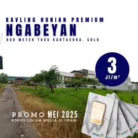 Kavling Ngabeyan : Cocok Hunian Premium, SHM, 125m2