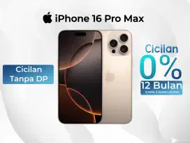 IPHONE 16 PRO MAX 256GB 512GB 1TB CICILAN TANPA DP BUNGA 0% 12 BULAN