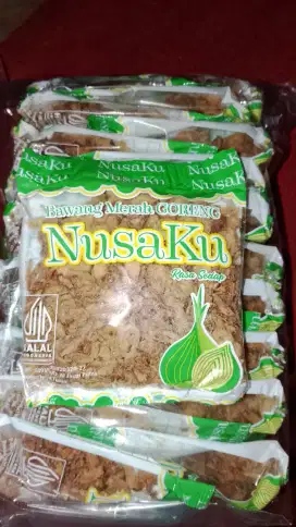 Bawang goreng  NUSAKU kemasan 50 gram