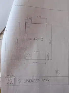 DIJUAL TANAH KAVLING DI SUTERA LAVENDER PARK ALAM SUTERA