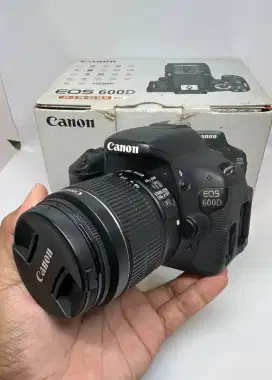 Kamera Canon 600D kit 18-55mm fullset box