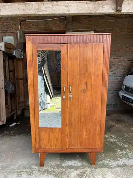 Lemari jati lawasan bahan tebel istimewa gratis ongkir area solo raya