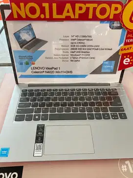 Jual lenovo ideapad 1 Diskon