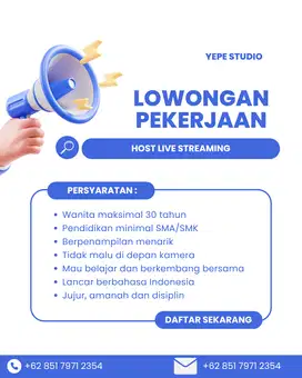Part Time Host Live Streaming