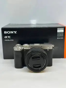 Kamera Sony A7C kit 28-60mm fullset box like new
