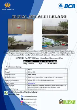 DILELANG APARTEMENT WILAYAH JAKSEL !!