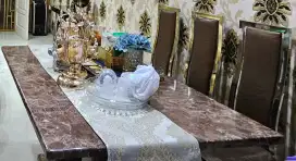 MEJA MAKAN ASLI MARMER
