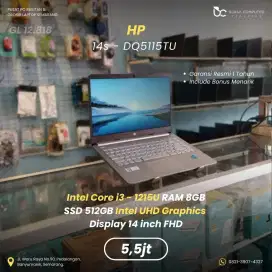 HP 14s-DQ5115TU | Core i3 1215U 8GB 512GB