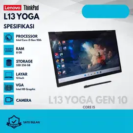 Laptop Lenovo Thinkpad L13 Yoga Core i5 GEN 10 RAM 8/256GB M-WKJ
