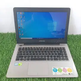 GAMING ASUS A456U CORE I5-6198U RAM 8GB SSD 256GB VGA NVIDIA 930MX 2GB