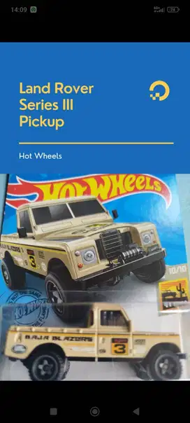 Hot Wheels Land Rover Pickup