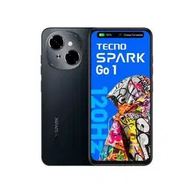 TECNO SPARK Go1 4/128Gb Black New Garansi Resmi - MEGAFONE SELULAR