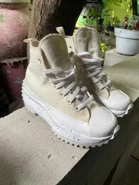 Sepatu Converse Hybrid Texture Run Star Hike Crater High Top size 37