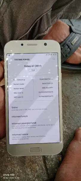 samsung a7 2017 barang normal ga ada casan