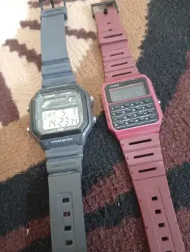 Jam tangan casio ws 1600h dan calculator