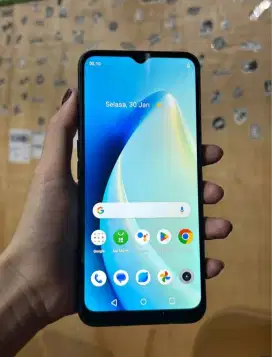 Realme c31 minus casing belakang aja warna ngelupas kelengkapan hp cas