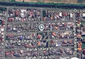 Di rumah siap huni, murah, dibaruk utara, minimalis, hadap selatan