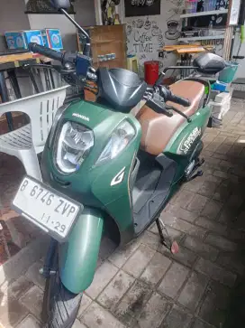 Genio, low km, mulus, siap pakai, warna hijau doff, no pr