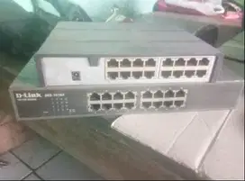 switch hub lan 16 port olinemu masih nyala lumayan kneh