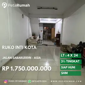 Ruko siap huni jalan sabaruddin daerah asia dan sutrisno