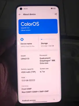 OPPO Find X3 Pro 5G 12+12/256 GB Grey Second Like New