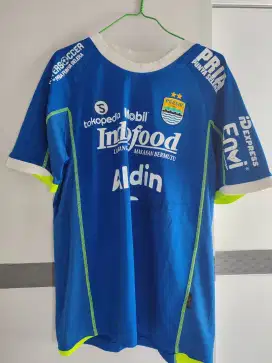 Baju Persib bertanda tangan