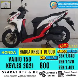 PROMO VARIO 150 KEYLESS MURAH BERGARANSI CASH&KREDIT FREE OLI