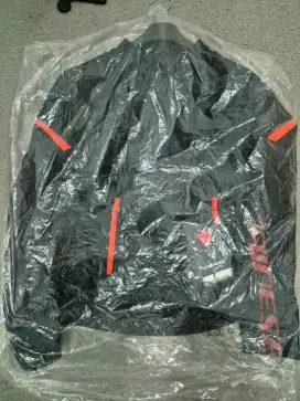 FS Jaket Dainese Bora Air Tex Black/Fluo Red